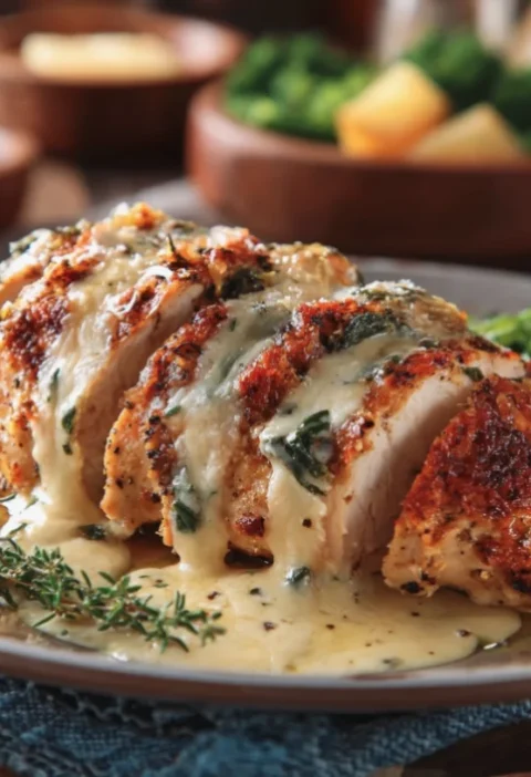 Melt In Your Mouth Caesar Chicken