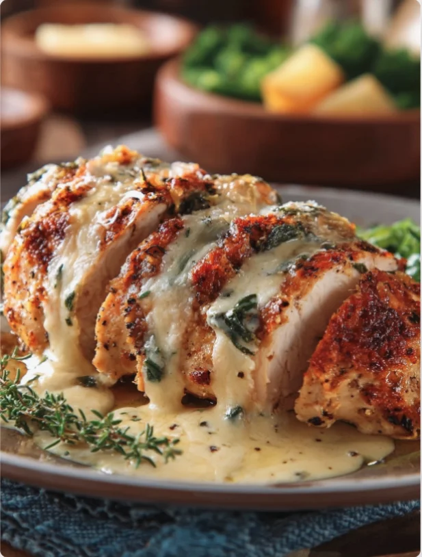 Melt In Your Mouth Caesar Chicken