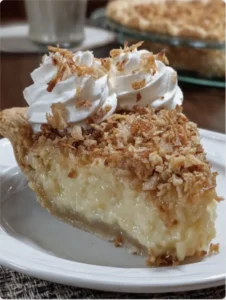 Old-Fashioned Sawdust Pie from Kentucky