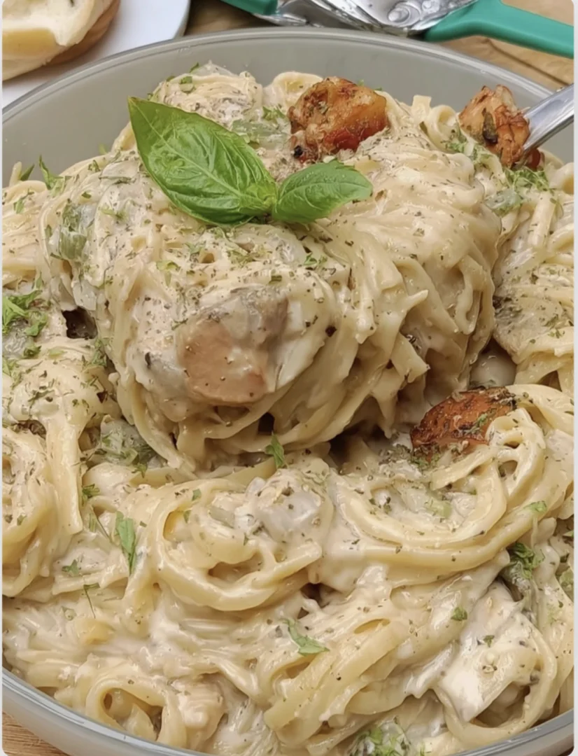One Pot Creamy Garlic Pasta