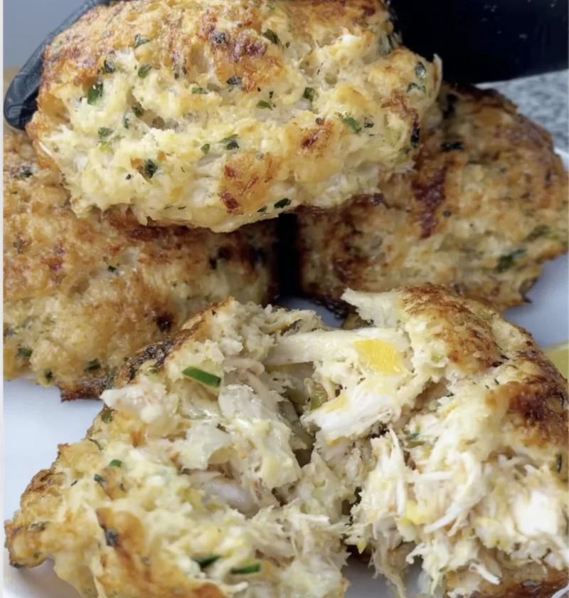 Savory Crab Stuffed Cheddar Bay Biscuits with Lemon Butter