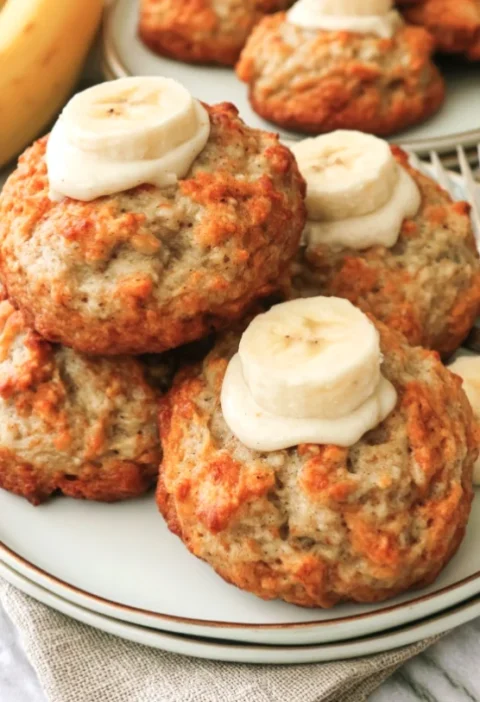 Soft Banana Bread Cookies