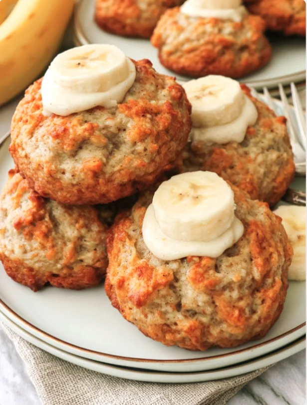 Soft Banana Bread Cookies