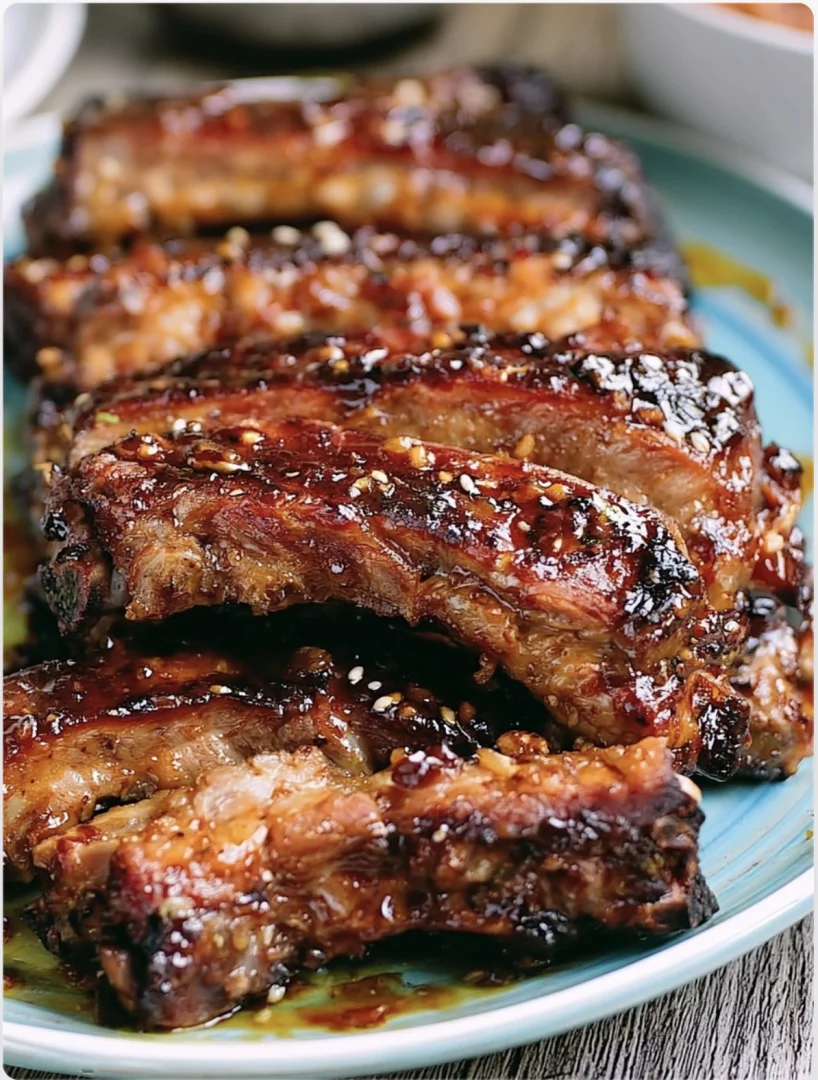 Sticky Honey Garlic Ribs - sticky-honey-garlic-ribs-3