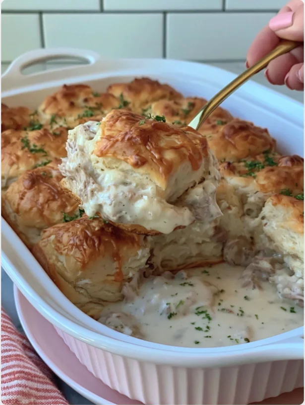 Stuffed Biscuits & Gravy