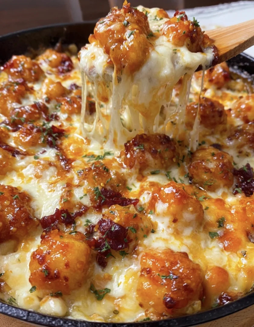 Sweet & Spicy Honey Pepper Chicken Mac & Cheese