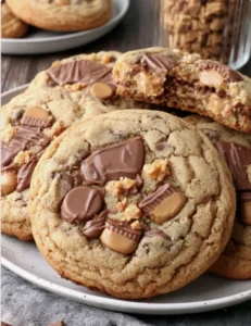 Triple Reese’s Peanut Butter Cookies