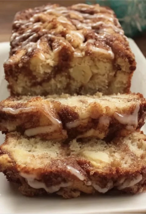 Warm Apple Cinnamon Swirl Loaf