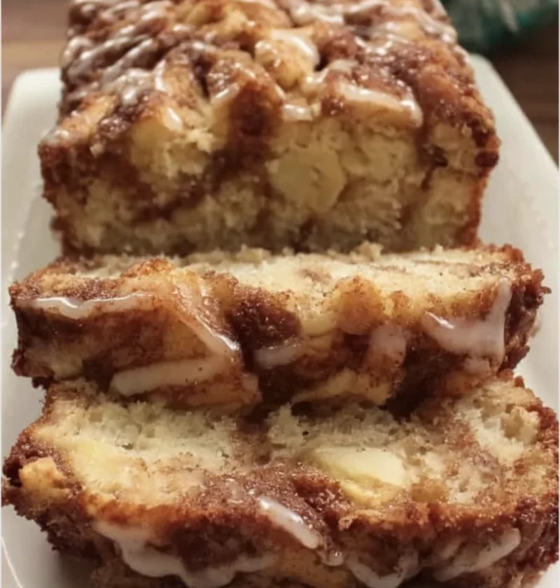 Warm Apple Cinnamon Swirl Loaf