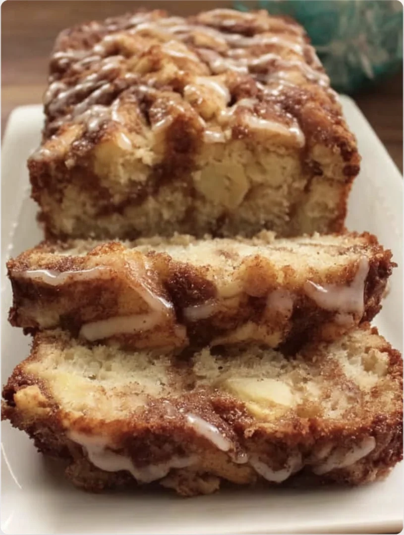 Warm Apple Cinnamon Swirl Loaf