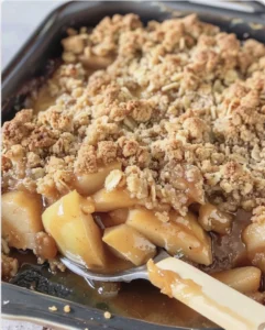 Warm Cinnamon Sugar Apple Crisp