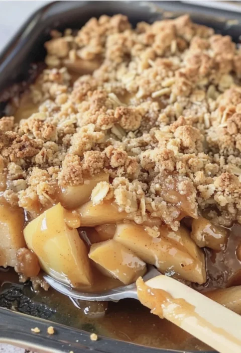 Warm Cinnamon Sugar Apple Crisp