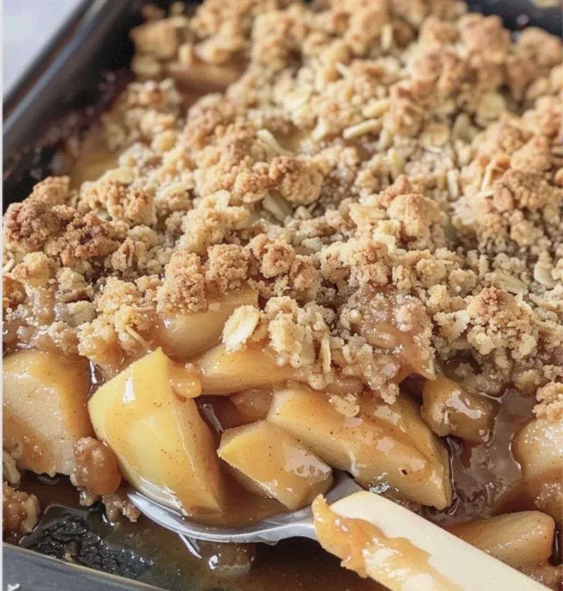 Warm Cinnamon Sugar Apple Crisp