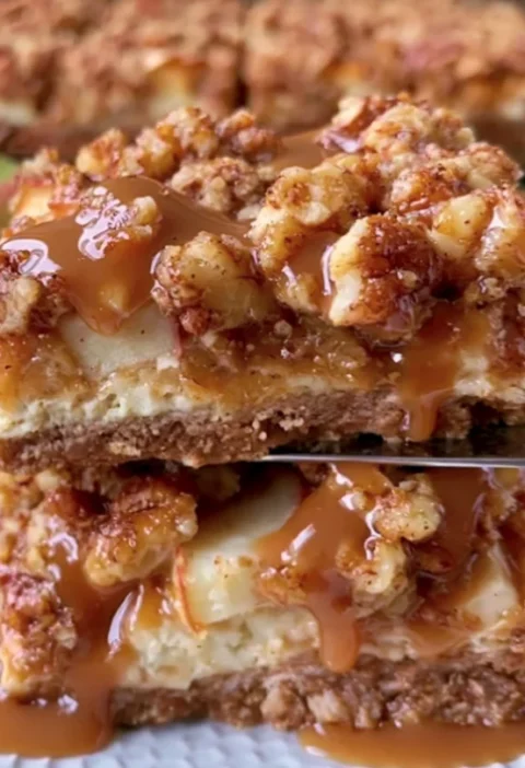 Apple Pie Cheesecake Bars