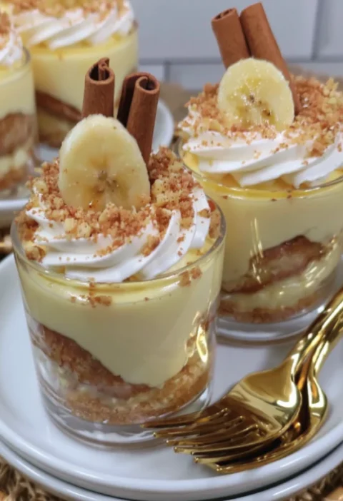 Banana Pudding Cheesecake Cups