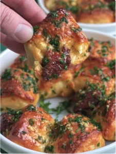 Beef Garlic Bread Bites