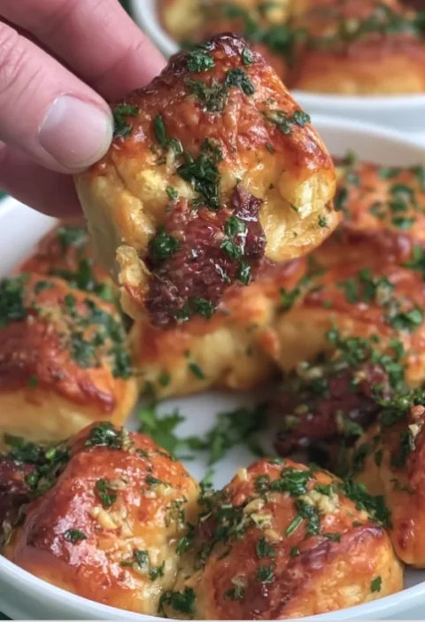 Beef Garlic Bread Bites