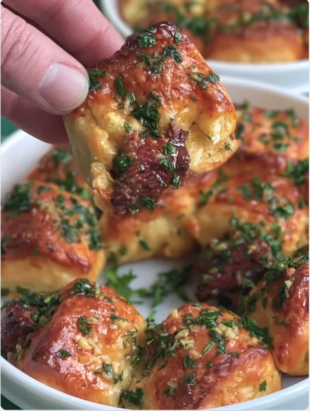 Beef Garlic Bread Bites