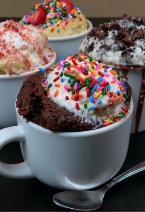 Birthday Cake Mug Cake