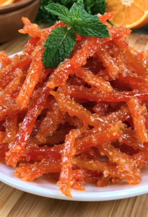 Candied orange peel