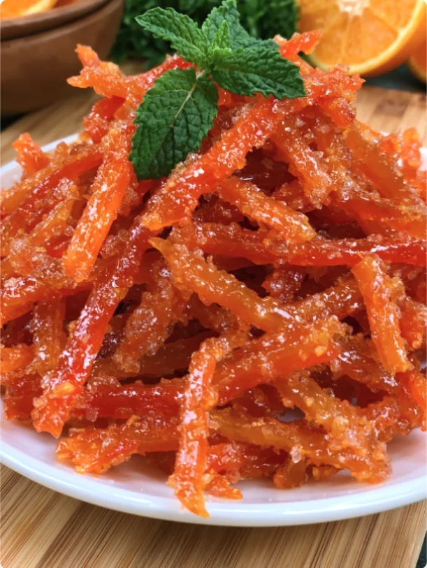 Candied orange peel
