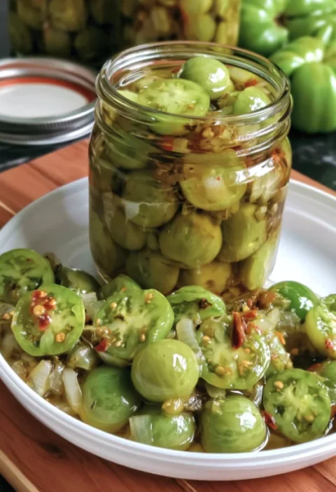 Canned Green Tomatoes