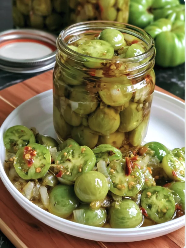 Canned Green Tomatoes