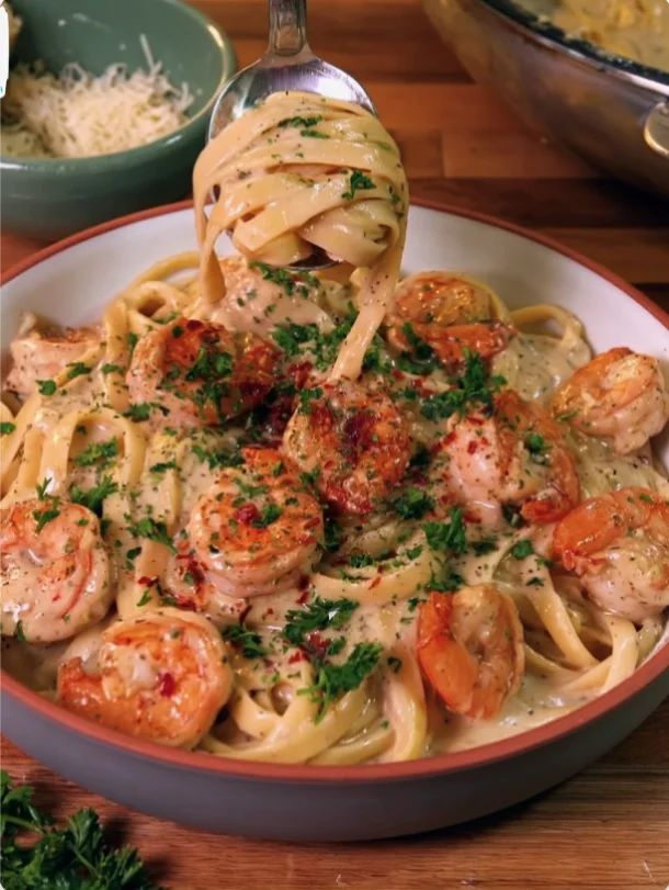 Creamy Shrimp Alfredo