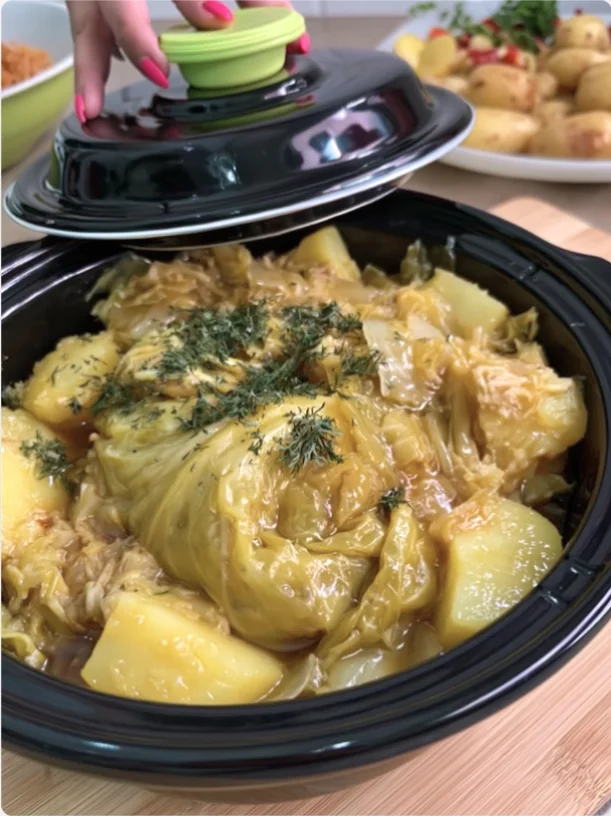 Crockpot Cabbage and Potatoes