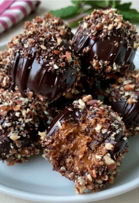 Dark Chocolate Peanut Butter Balls