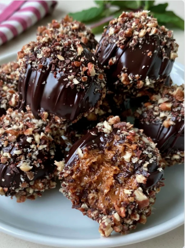 Dark Chocolate Peanut Butter Balls