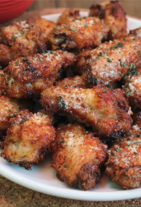 Easy Garlic Parmesan Wings