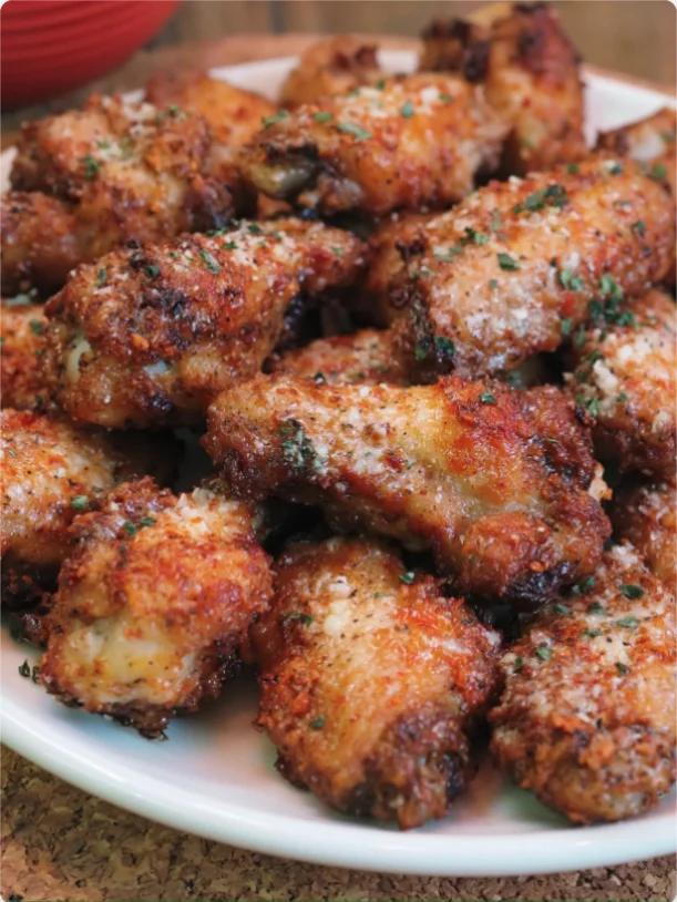 Easy Garlic Parmesan Wings