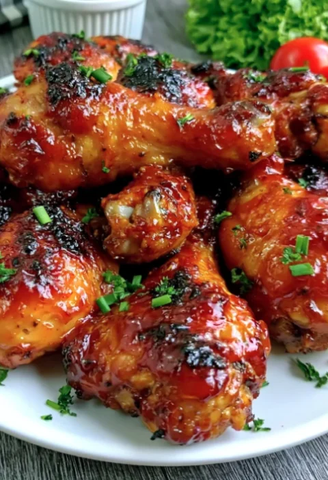 Easy Honey Glazed Chicken Drumsticks
