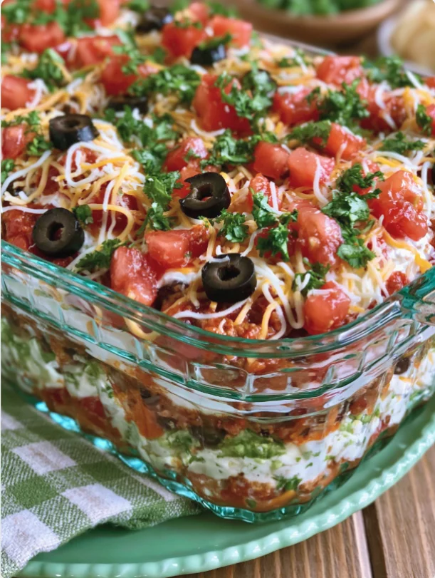 Old Fashioned 7-Layer Dip Recipe