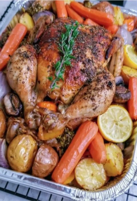 One-Pot Whole Chicken & Veggies