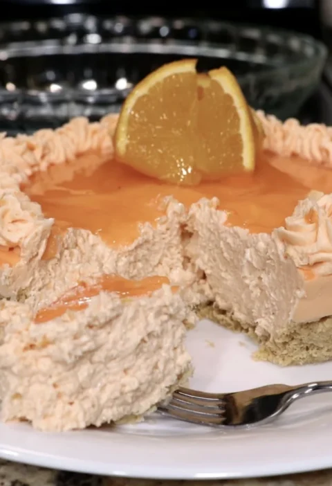 Orange Jello Creamsicle Pie