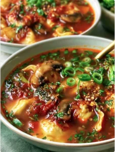 Slow Cooker Potsticker Soup