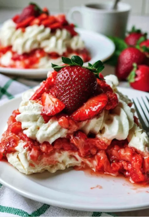 Strawberry Pavlova