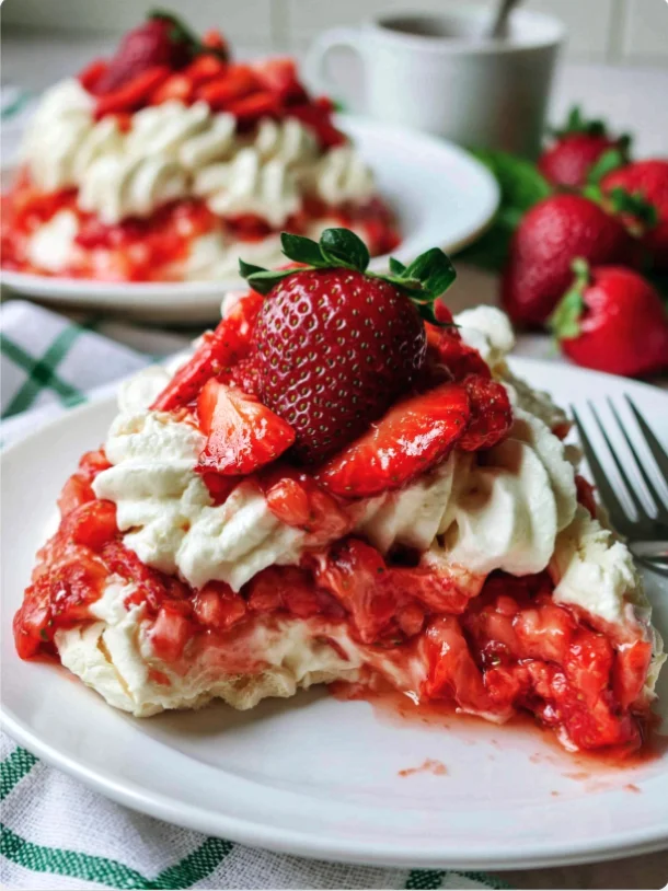 Strawberry Pavlova