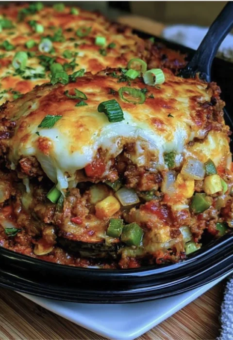Stretch 1 Pound of Ground Beef Casserole