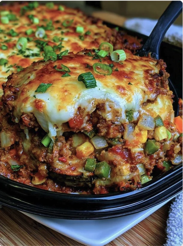 Stretch 1 Pound of Ground Beef Casserole