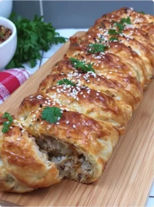 Braided Chicken Bread