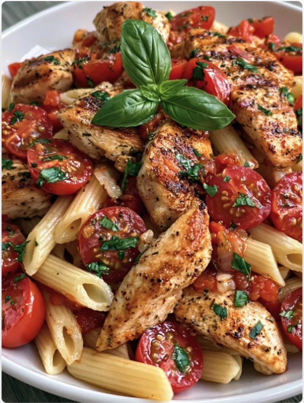 bruschetta chicken pasta