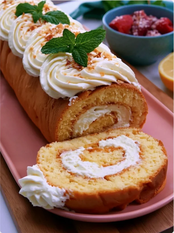Classic Vanilla Swiss Roll