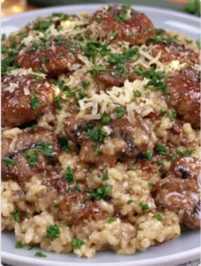 Creamy Mushroom Risotto