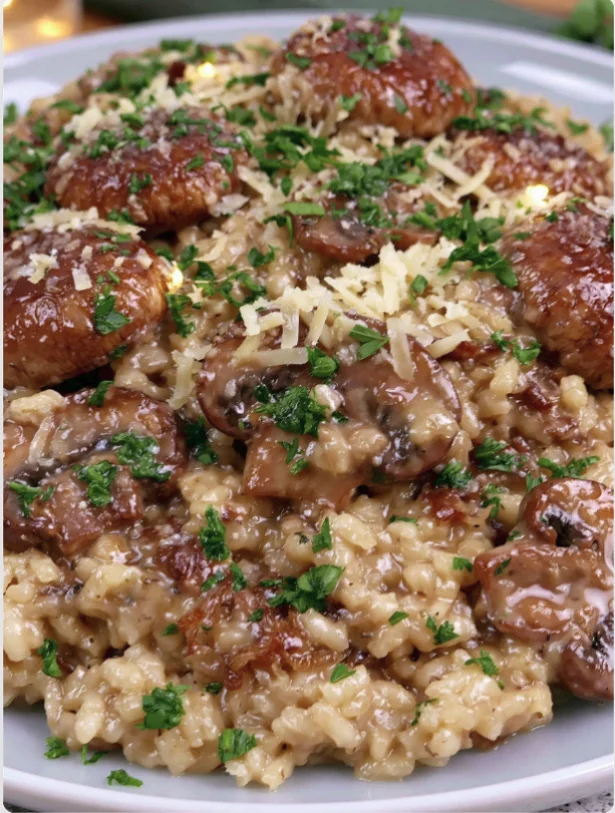 Creamy Mushroom Risotto