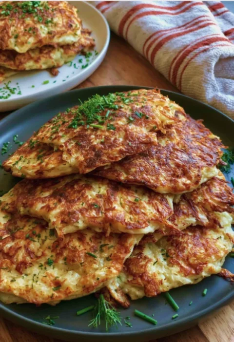 Crispy Cabbage Pancakes
