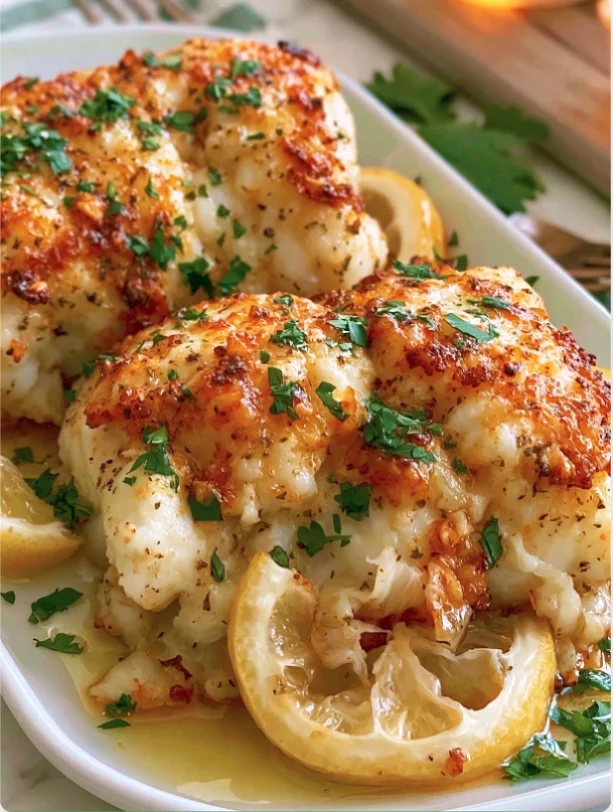 Lemon Garlic Baked Cod