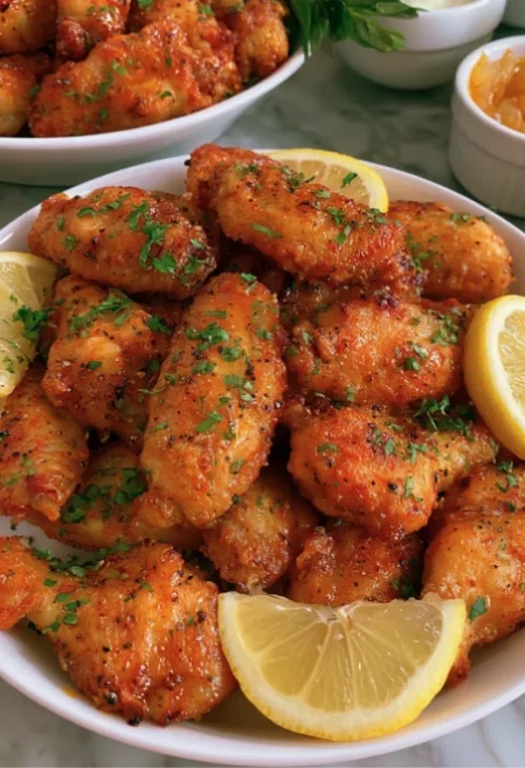 Lemon Pepper Chicken Wings